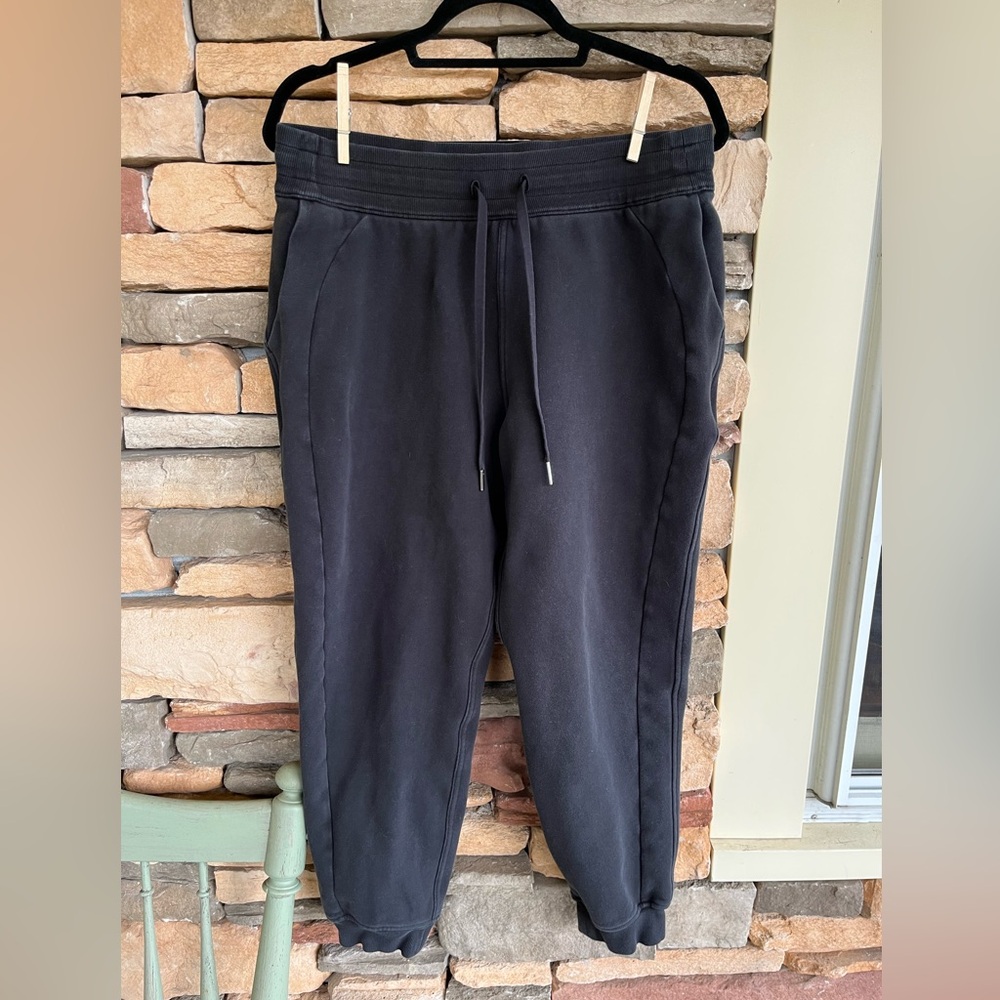 Lululemon Scuba High-Rise Black Jogger Sweatpants